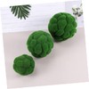 BIUDECO DIY Landscaping Essential 15cm Realistic Artificial Moss Ball for