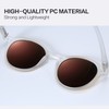 ZENOTTIC Polarized Round Sunglasses, Stylish Sunglasses for Men and Women