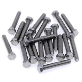 M5 (5mm x 18mm) Hex Bolt (Fully Threaded Setscrew) - Stainless Steel (A2) (Pack of 20)