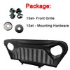 BST BSSP Matte Black Front Gladiator Grille W/Mesh Replacement For