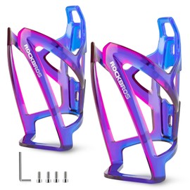 ROCKBROS Bottle Cage Bicycle Cup Holder 35g Lightweight Drinking Bottle Cage for MTB Road Bike Bicycle 5 Colors(2 pcs included)