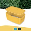 Leitz MyBox Small Storage Box with Lid, Warm Yellow, Cosy