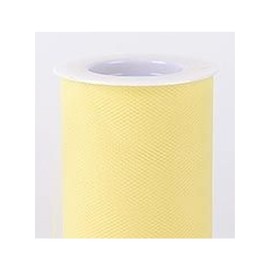 3in. Wide Tulle Fabric - 25 Yards (Baby Maize)