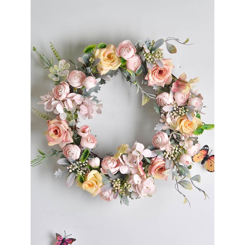 Fake Flower Simulation Garland Plastic Fake Flower Interior Door Wall
