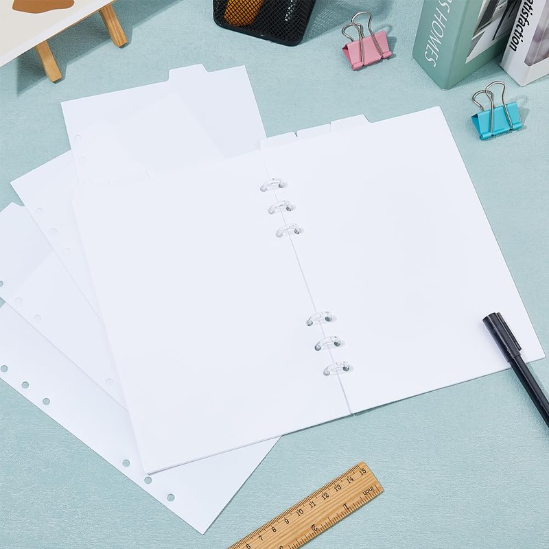 SUPERFINDINGS 2 Set of 10 Sheets A5 Index Dividers White
