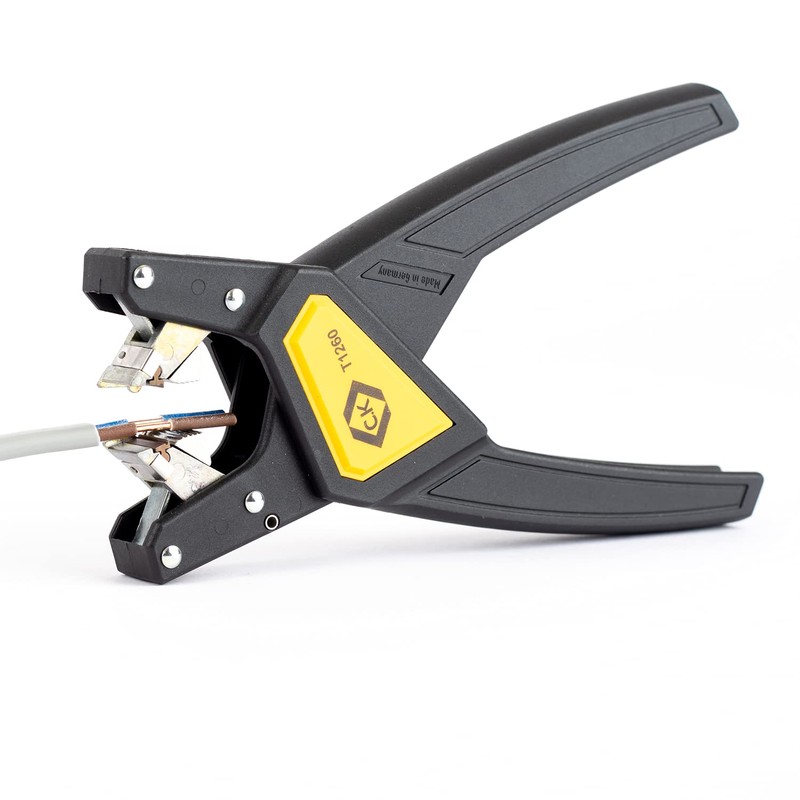 C.K T1260 Automatic Cable & Wire Stripper, Green|yellow|brown|grey