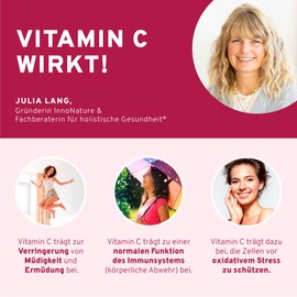 High-dose 600 mg natural vitamin C from acerola extract and camu camu extract. 120 Vegan Capsules, 2-Month Supply. High bioavailability, vegan + made in DE.