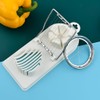 2-in-1 Egg Slicer Cutter (White)