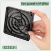 Aerzetix: 2 x PC Computer Cooling Fan, Protection Grills 92x92