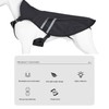 Dog Rain Jacket Lightweight Adjustable Waterproof Pet Poncho with Reflective