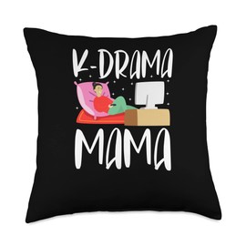 Korean Drama Funny K-Drama Mama Kdrama Throw Pillow
