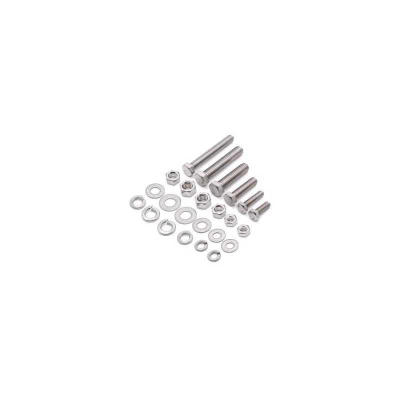 M8 x 25mm (8 Sets) Stainless Steel Hex Bolts Hex