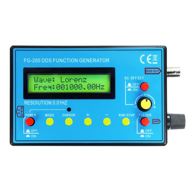 Fasizi FG 200 DDS Function Signal Generator 0 01Hz 500KHz
