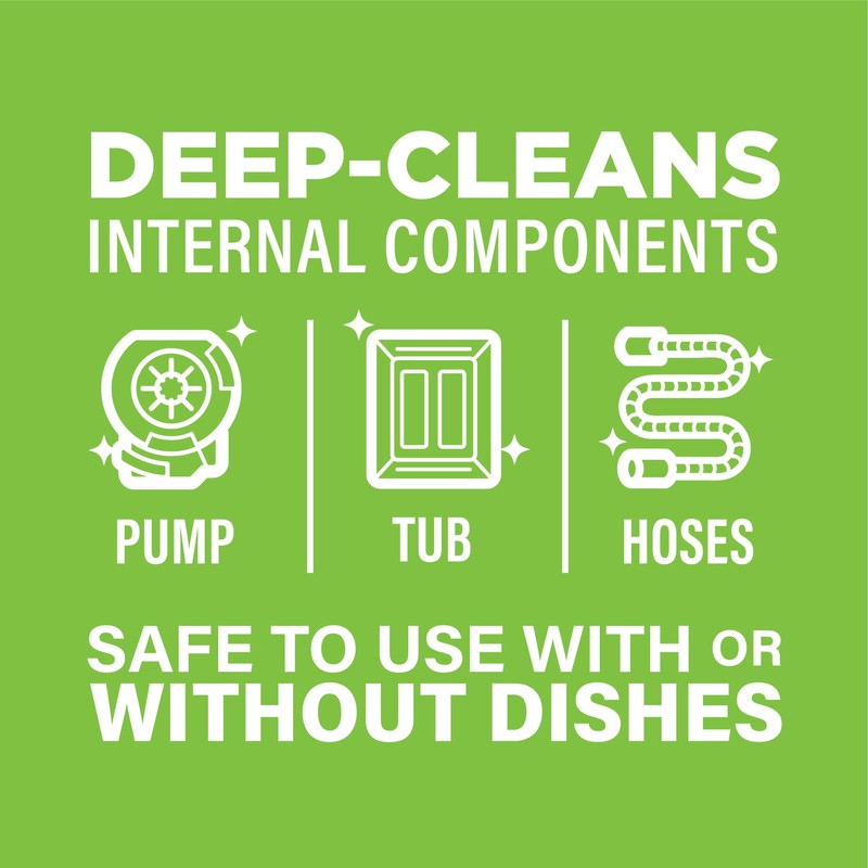 Affresh Dishwasher Cleaner, Helps Power Away Odor Causing Bacteria, Limescale,