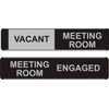 Seco Free Meeting Room/Meeting Room Engaged Sliding Sign, 255mm x