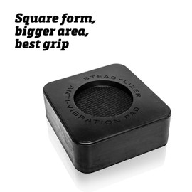 Anti Vibration Pads for Washing Machine - 4pc - Prevent Your Washer and Dryer From Walking and Reduce Noise - High Friction Hard Wearing Square Rubber Foot Pads - Universal Pedestals and Shock Support