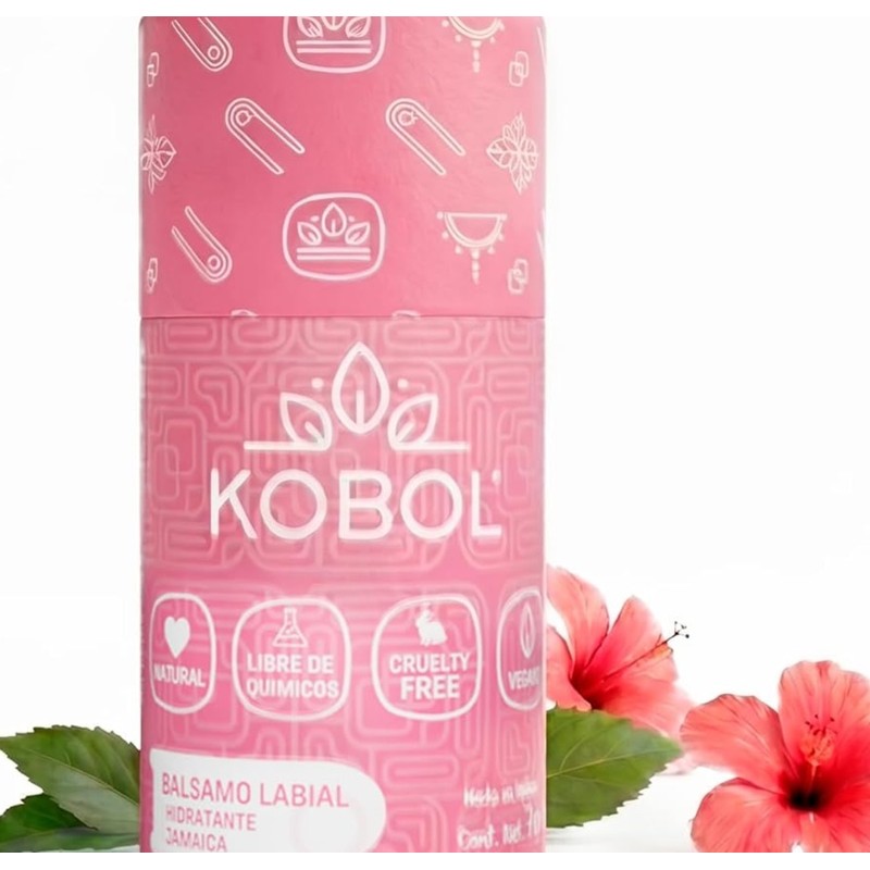 KOBOL Bálsamo Labial Cítrico Vegano Push Up Hidratación Natural