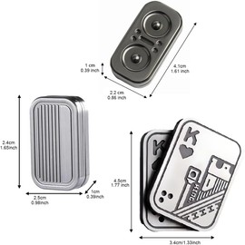 OBEST Fidget Slider Toy EDC Adult Fidget Toys ADHD Autism Sensory Toys Anxiety Stress Relief Office Toys for Boyfriend and Dad