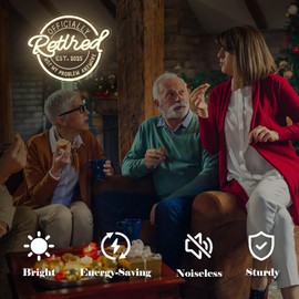 Vveikea Retired Neon Sign 2025 Officially Retired Led Sign Dimmable Neon Lights Happy Retirement Decorations Funny Retirement Gifts for Men Women Dad Teachers Coworkers