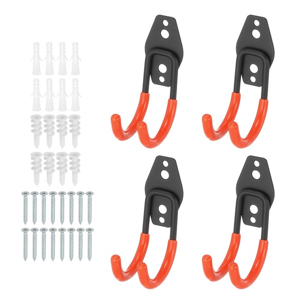 PATIKIL Garage Hooks Heavy Duty, 4Pcs Utility Storage Hooks Wall