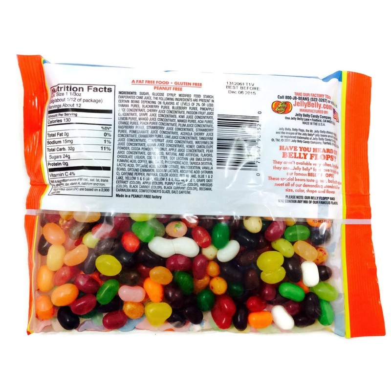 Jelly Belly, Belly Flops (1 Pound Bags) 3 Pack, 16