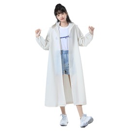 Joyesplay Raincoat, Women's, Men's, Rain Poncho, Solid, EVA Material, Hood with Drawstring, Elastic Cuffs, Super Waterproof, Rain Kappa, Compact, Convenient, Work or School, Concerts, Watching