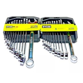 RYOBI 22 PC. SAE & Metric Combination Wrench Set