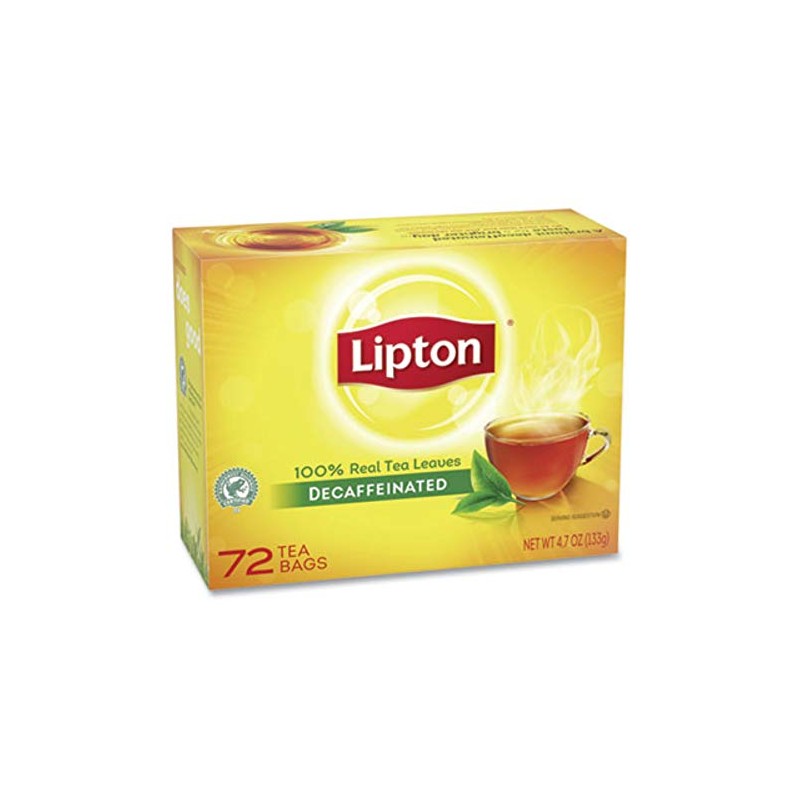 Tea Bags, Decaffeinated, 72/Box