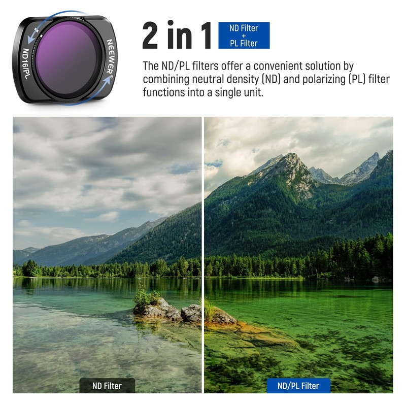 NEEWER Magnetic ND Filter Set, Compatible with DJI Osmo Pocket