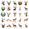 50PCS Deer Stickers for Car,Helmet,Skateboard,Water Bottle, Laptop,Bike,Cup,Guitar,Computer,Scrapbook,Luggage,Cute Animal Waterproof Stickers,Cartoon