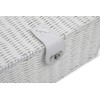 Arpan Medium Resin Woven Storage Basket Box with Lid &