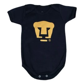 Old School Sports Pumas Unam Pañalero Bsilueta Bebé Infantil Azul Marino 6 Meses                                                                      
