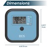 BIOS Professional Commercial Dishwasher Thermometer, Large Digital Display: Current &