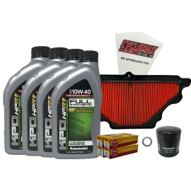 Cyclemax Full Synthetic Tune Up Kit w/ Plugs fits 2007-2008 Kawasaki Ninja ZX-6R