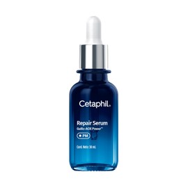 Cetaphil Srum Reparador de Noche 30 ml  Con CICA, Fermento de Bifida y Vitaminas B5 y E, Repara, Equilibra pH y Microbioma
