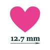 Heart Stickers for Kids, 4050 Pieces, 12mm, 18 Sheets Small