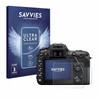 Savvies Screen Protectors for Nikon D7500 Ultra Transparent Pack of