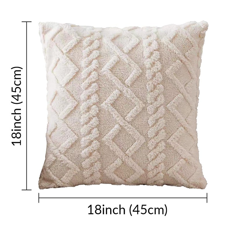 XQIGI Throw Pillow Covers 18x18 inch Set of 2, Double-Sided