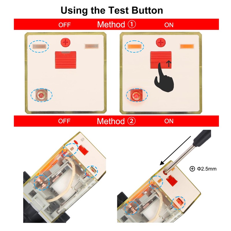 Weasch Power Relay MK3P-I Type RUB3C1024LT, DC 24V Coil, 11Pin