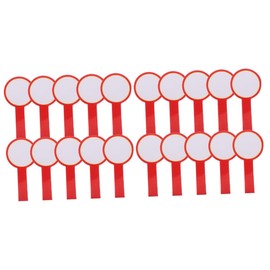 TEHAUX 20pcs Blank Handheld Scoreboard Portable Writable Whiteboard for Games Auctions and Voting Easy to Use Board for Quick Scoring and Writing