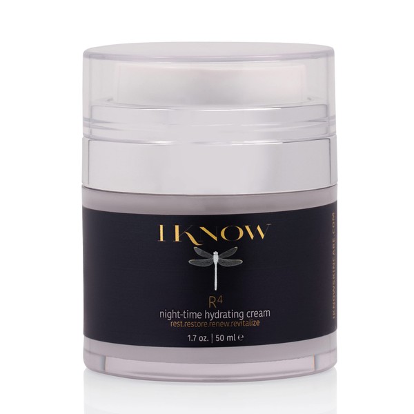 IKNOW R4 Night-Time Hydrating Cream Skincare Rest. Restore. Renew. Revitalize.
