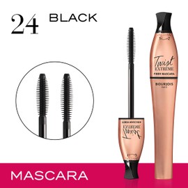 Bourjois Paris Mascara Twist Up Extreme Fiber Mascara - 8 ml|24 Black,73993,8ml