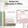 Sooez 6Pack Folders with Pockets, Pocket Folders with Extra Labels,