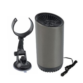 Baceyong 150 W 24 V Auto-Heizlüfter, tragbarer Auto-Windschutzscheiben-Entfroster, Stecker in Zigarettenanzünder, mit Saugerhalterung, natürlicher Wind und warmer Wind