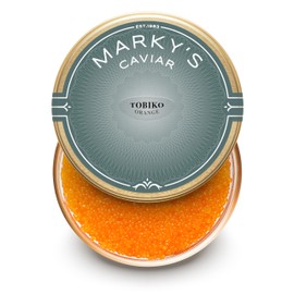 MARKY'S Orange Tobiko Flying Fish Roe - 17.5 oz / 500 g - Sushi Grade Caviar