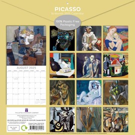 Gifted Stationery Co, Picasso 2025 Wall Calendar