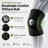2 Pack Knee Support Brace Spring Compression Sleeve for Men