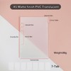 DY.2ten Transparent Folder Dividers A5 6 Holes 14 Sheets /