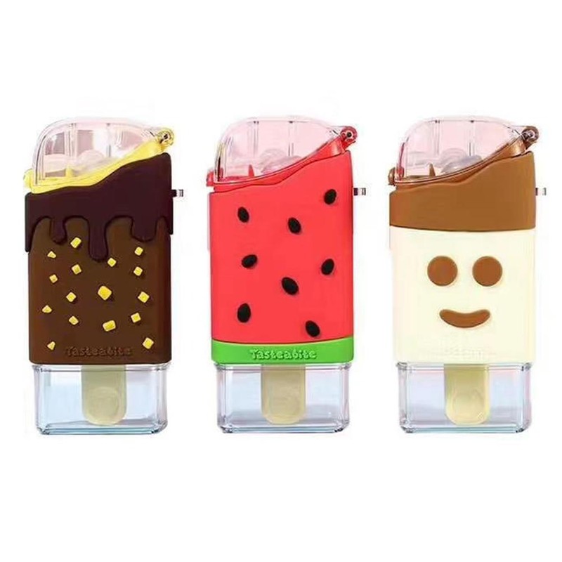 Cute Water Bottle for Kids Ice Cream Shape Water Cup