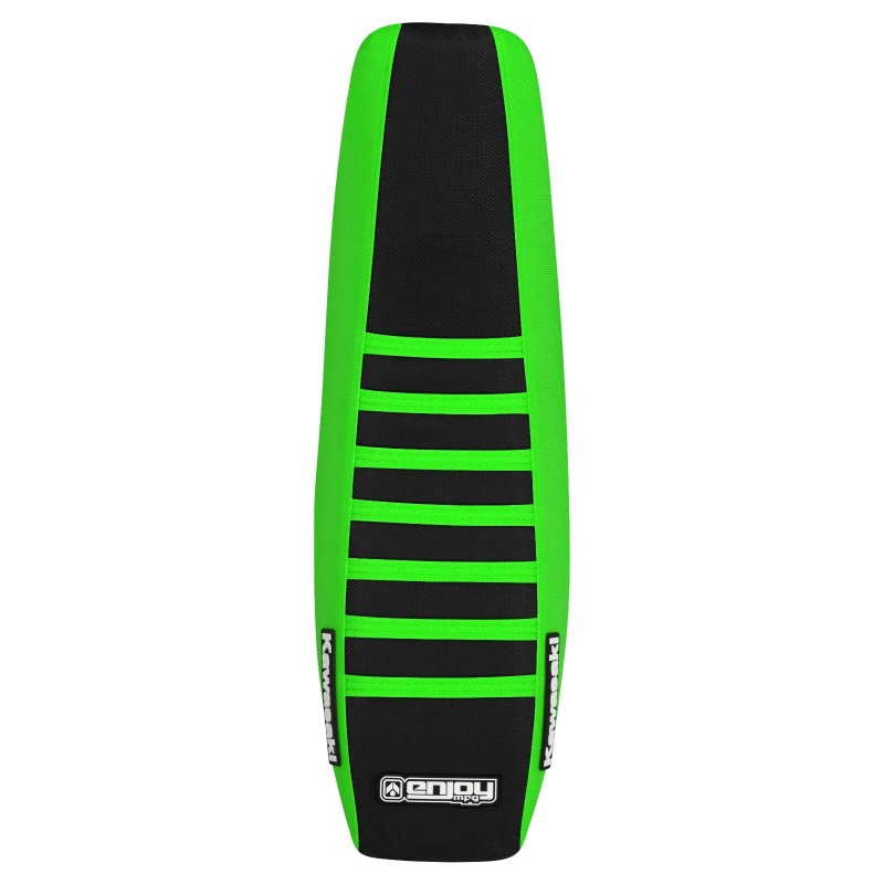 Enjoy Mfg 1994-1998 Kawasaki KX125/250 seat cover FLO GREEN/BLACK/FLO GREEN